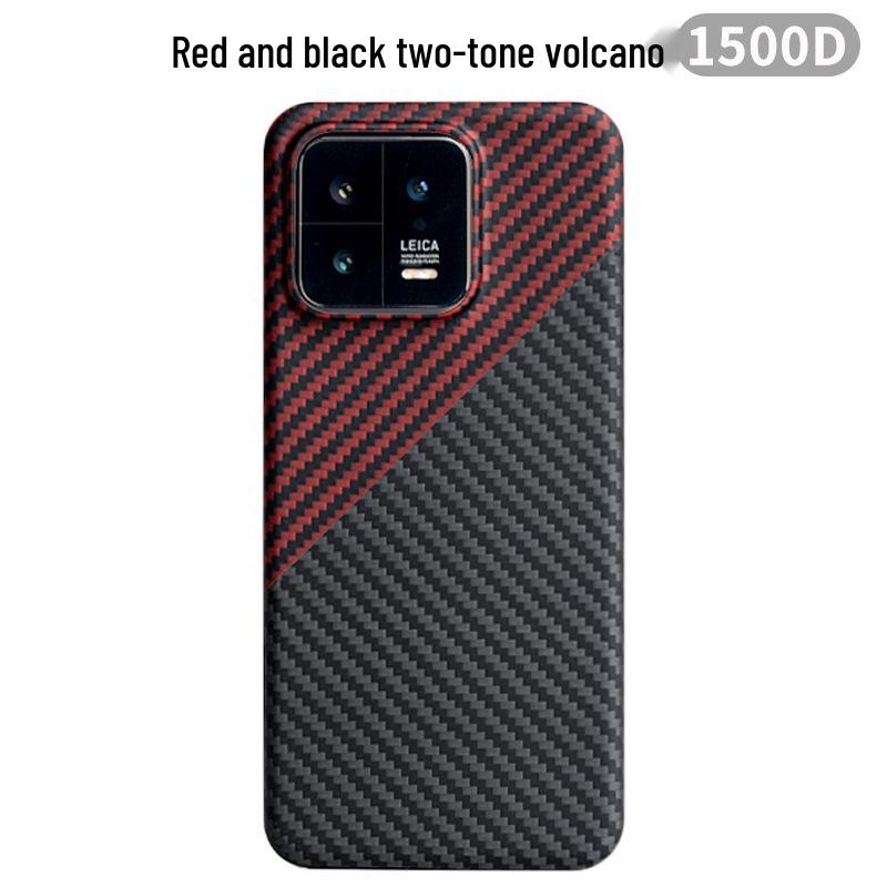 Compatible Xiaomi 13 Pro Kevlar Case: Aramid Fiber & Carbon Fiber, Lightweight, Drop-Resistant Protective Cover.