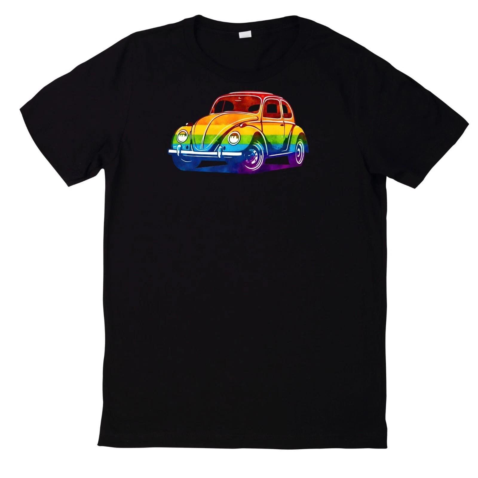 T-Shirt Regenbogen Pride Motiv Baumwolle XXXL