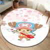 One Piece Tony Tony Chopper Round Area Rug Carpet Rug For Living Room Bedroom Sofa Playroom Decor Nonslip Floor Mat