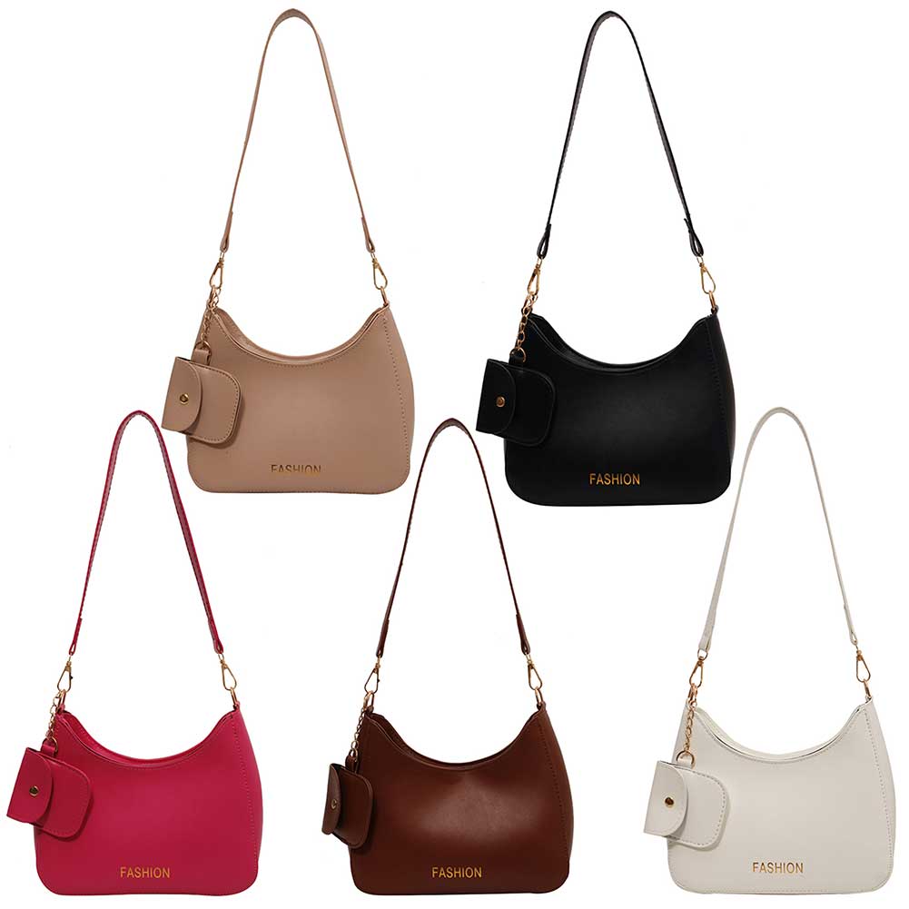 

Женская сумка для свиданий, однотонная сумка-хобо, модная сумка через плечо из искусственной кожи с застежкой-молнией, модная сумка через плечо для покупателя, путешествия