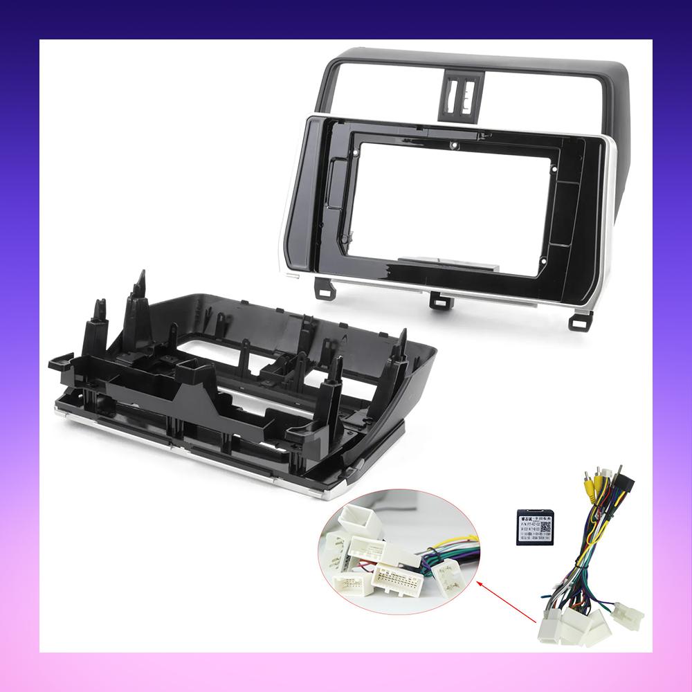 2 DIN Android Carplay Car Radio For Toyota Land Cruiser Prado 150 2017-2019 Multimedia Player Head Unit Stereo GPS Navigation BT WIFI 2+32GB