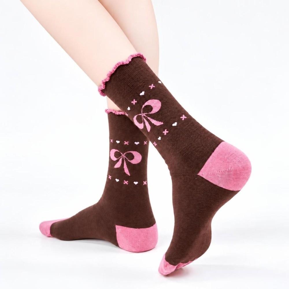 Odor-Resistan Stripe Long Socks Autumn Winter Breathable Socks Casual Wear