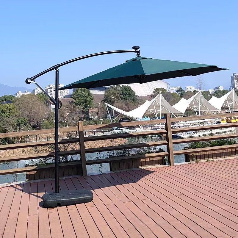 OEING Outdoor LED Banana Umbrella
