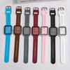 Women's Fashion Jelly Color Silicone Band Square Quartz Student Watch