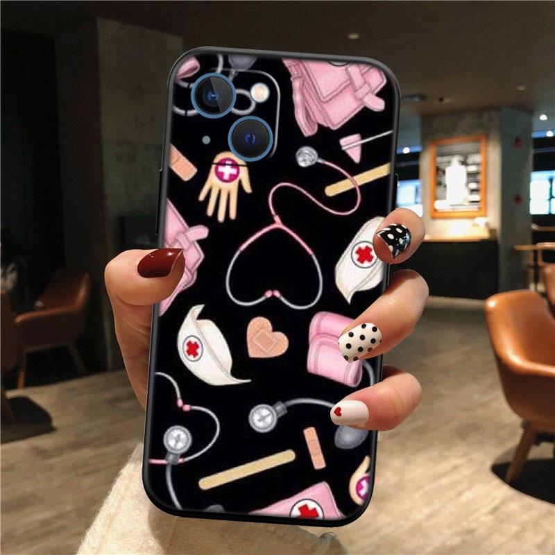Arzt Krankenschwester Muschel Handyhülle für Samsung Galaxy A11 A12 A13 A15 A52S A53 A55 A56 A70 A71 A72 A73 F06 F16 F56 S10 Plus S10e
