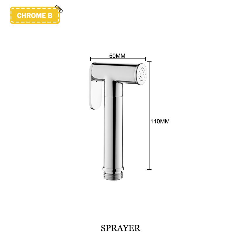 Toilet Mate Bathroom Bidet Shower Head Wall Mounted Black Copper Angle Valve Handheld Spray Gun Faucet Bathroom Accessories
