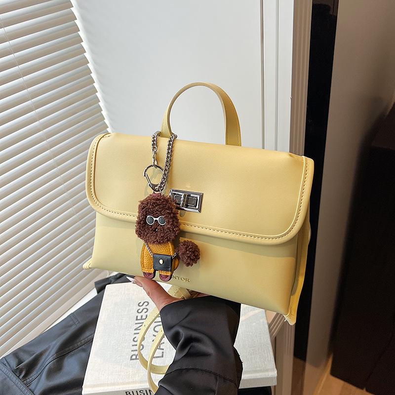 Premium Sense Niche Casual Handbag Women's New Fashion Shoulder Messenger Bag Multi-purpose Backpack