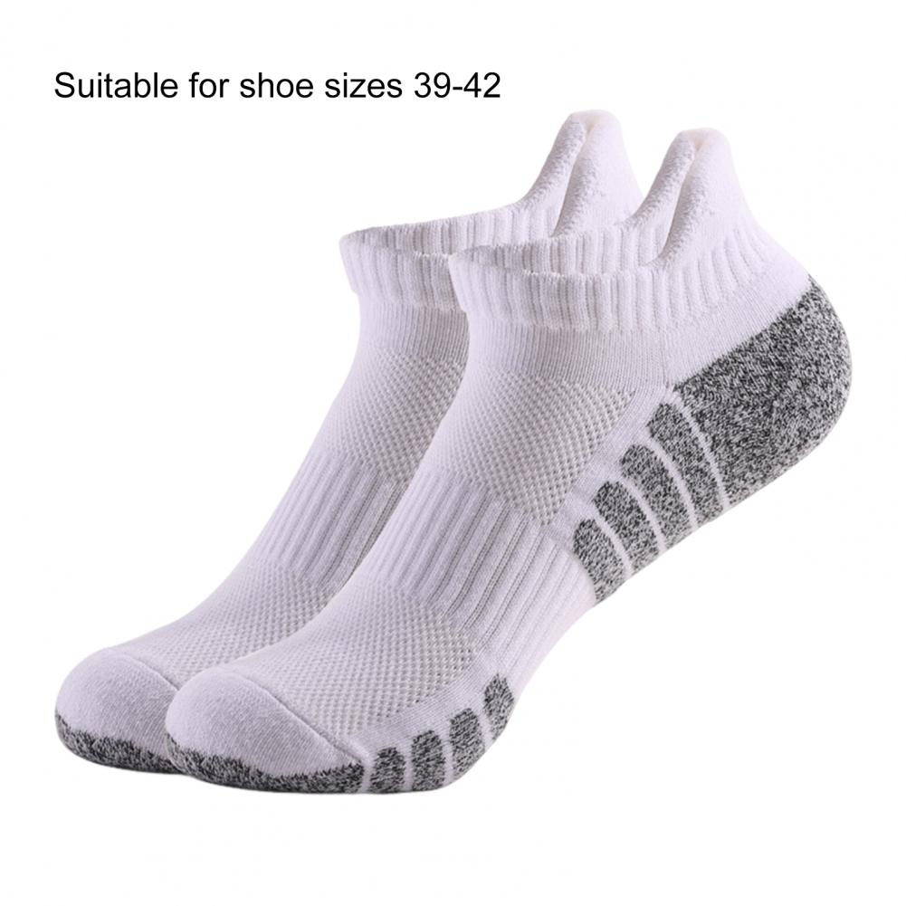 1 Paar Herren-Sommersocken, niedrig geschnitten, rutschfest, Kontrastfarbe, hohe Elastizität, Schweißabsorption, Alltagssocken für Erwachsene, Unisex-Sportsocken