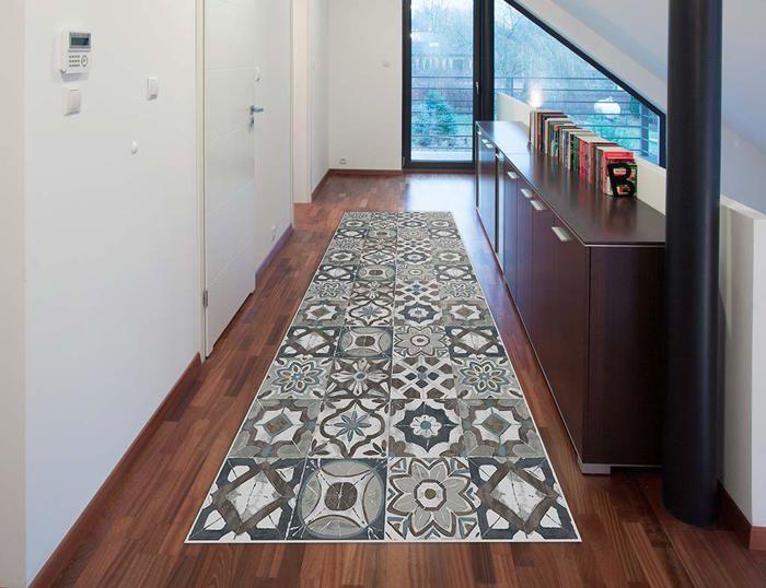 Tapis - VILBER - KOLLAR DU 80 78X120 - Vinyle - Gris - 78x120 cm