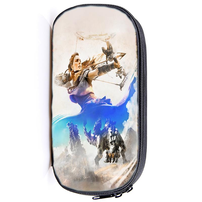 Horizon Forbidden West Pencil Case Estuches School Pencil Box Pencilcase Pencil Bag School Supplies Stationery Make Up Bag