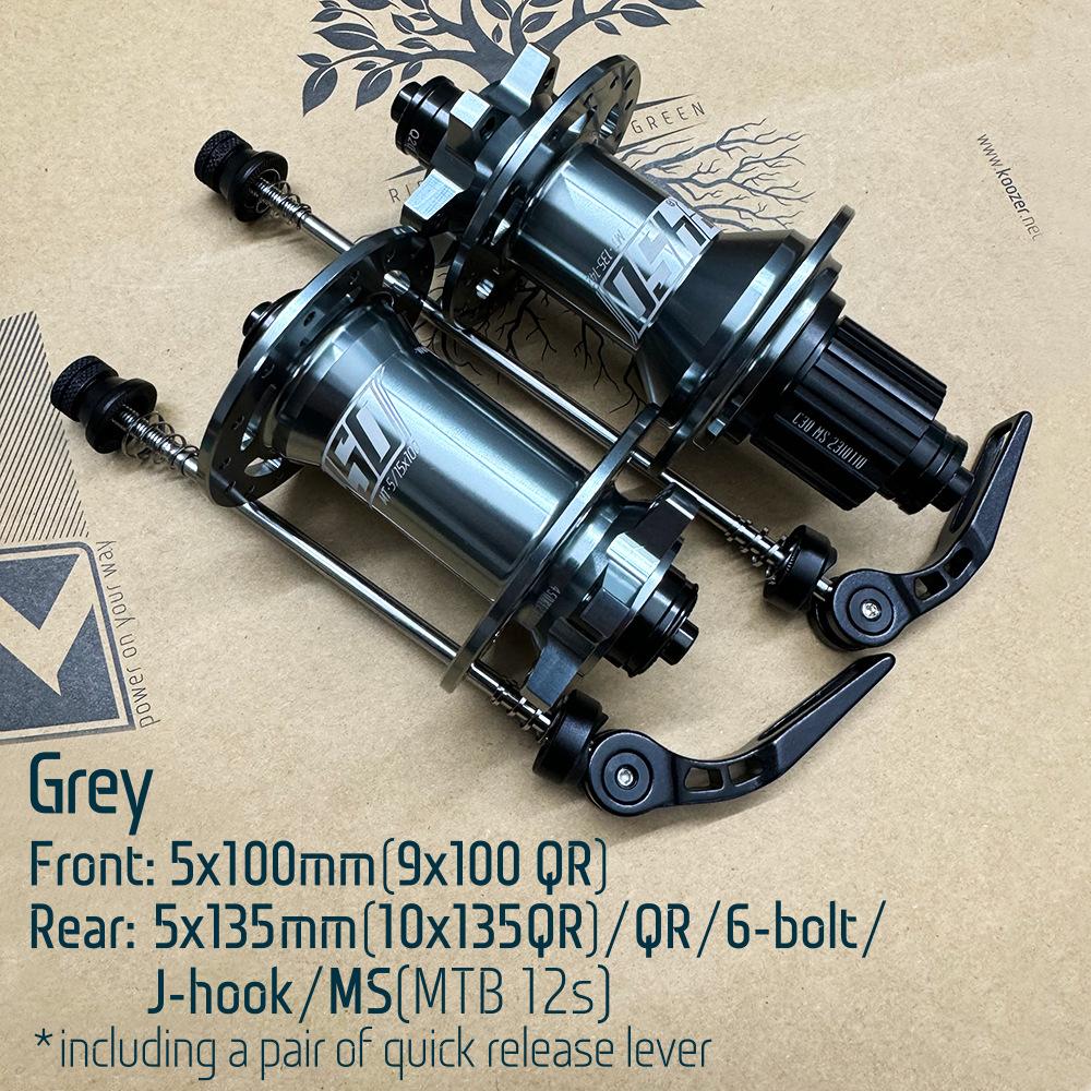 Koozer 32-Loch MTB Thunder Masses 120 Klicks 10x135 Hinterradnabe Schnellspanner Cube Pro 7 MTB Fahrrad Micro Spline 12V