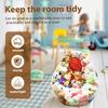 Clear Stuffed Animal Bean Bag Chair Cover 150L Plush Toys Storage and Organizing PVC Waterproof Stuffable Beanbag Chair Cover