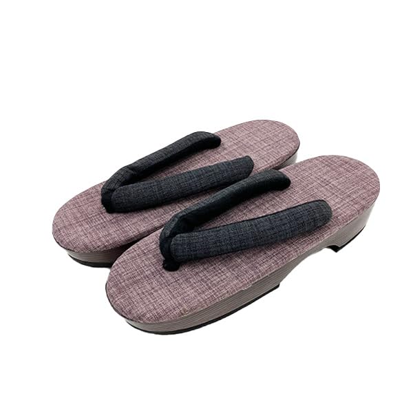 

Kyoto Kimono Yuzen Women s Reflax(R) Zori Sandals with Memory Foam Cushion, Comfortable, Sizes 23-24.5 (Purple x Black)