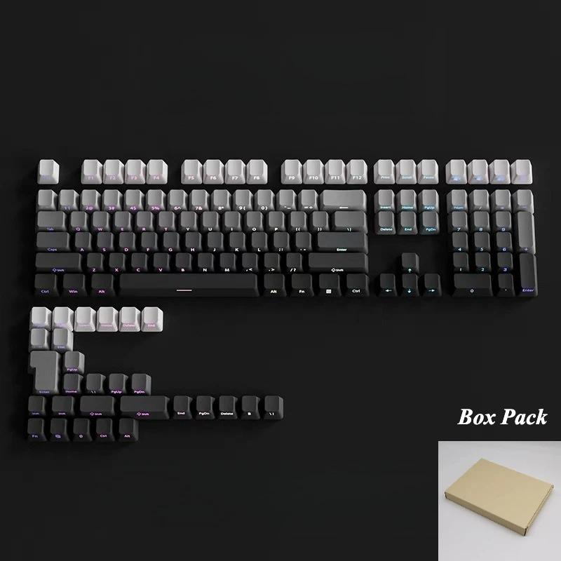 Xiaomi 135 Keys Strawberry Pink Side Print PBT Keycaps Double Shot Shine Through Keycaps Cherry Profile for Cherry MX Switches Keyboard