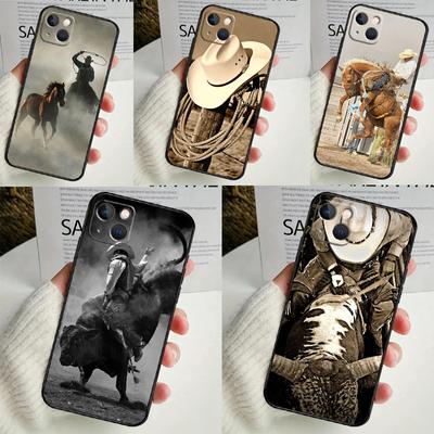 Extreme Sport Rodeo Cowboy Phone Case For iPhone 16 15 14 12 11 13 Pro Max 7 8 Plus X XR XS Max 13 12 Mini Cover
