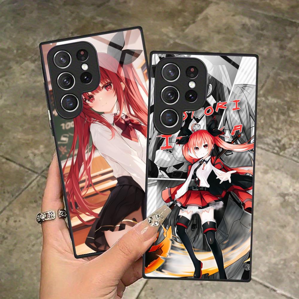 Date a Live Kotori Itsuka Glas Handyhülle für Samsung Galaxy S26 S25 S24 S23 S22 S21 S20 Note20 Plus FE Ultra Cover