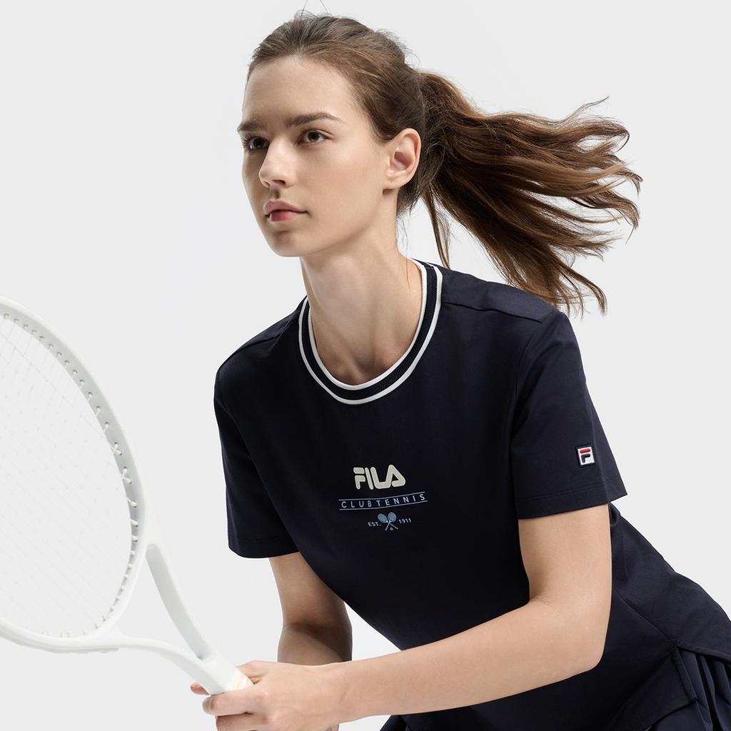New FILA T Shirts Women's RD Royal Blue A11W433105FNV