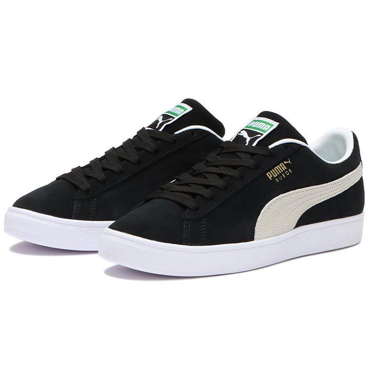 Puma Suede Casual Low-Top Sneakers Unisex Sneakers Black White 380706-01
