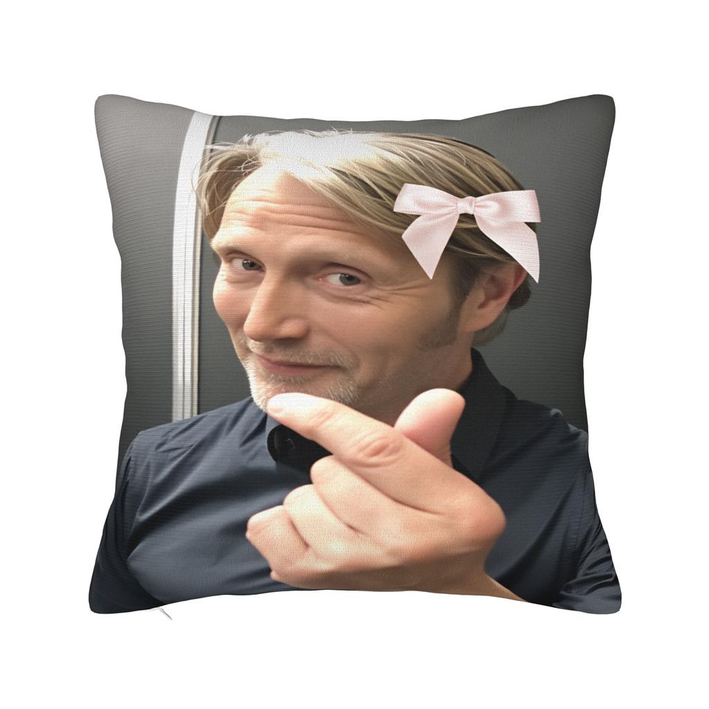 Mads Mikkelsen HHannibal Kissenbezug Mode Kissenhülle Für Wohnzimmer Sofa Bequeme Kissenbezüge Geschenk
