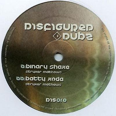 12inch Record STRYKER MATTHEWS - Binary Shake / Batty Koda DISF018 Disfigured Dubz 2012 UK Dance & Electronica
