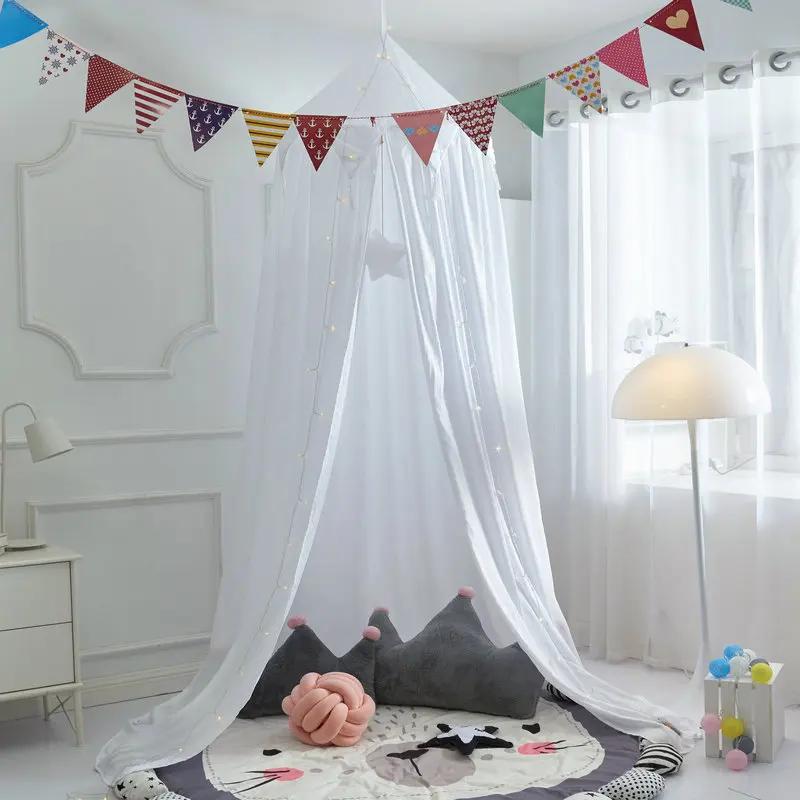 

Hung Dome Mosquito Net for Baby Children Crib Bed Tent Girls Kids Bedding Living Room Decor Corner Canopy Tent Mosquito Net Bebe