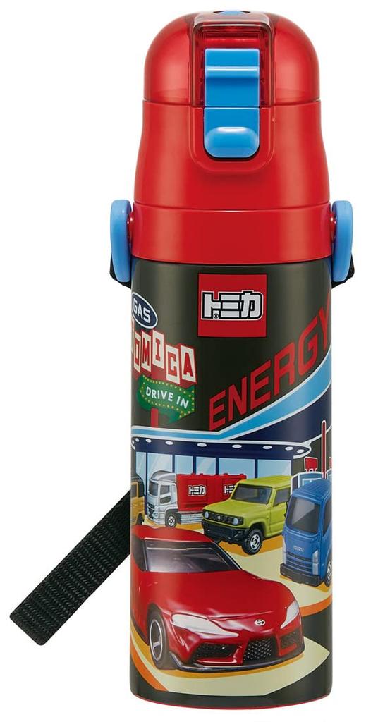 Skater Stainless Steel Water Direct Tomica Kids' Bottle, Drinking, 470ml, 22, Boys', SDC4-A