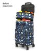 Telescopic Trolley Bag Supermarket Shopping Bag Folding Portable Lightweight Universal Wheel Travel Bag