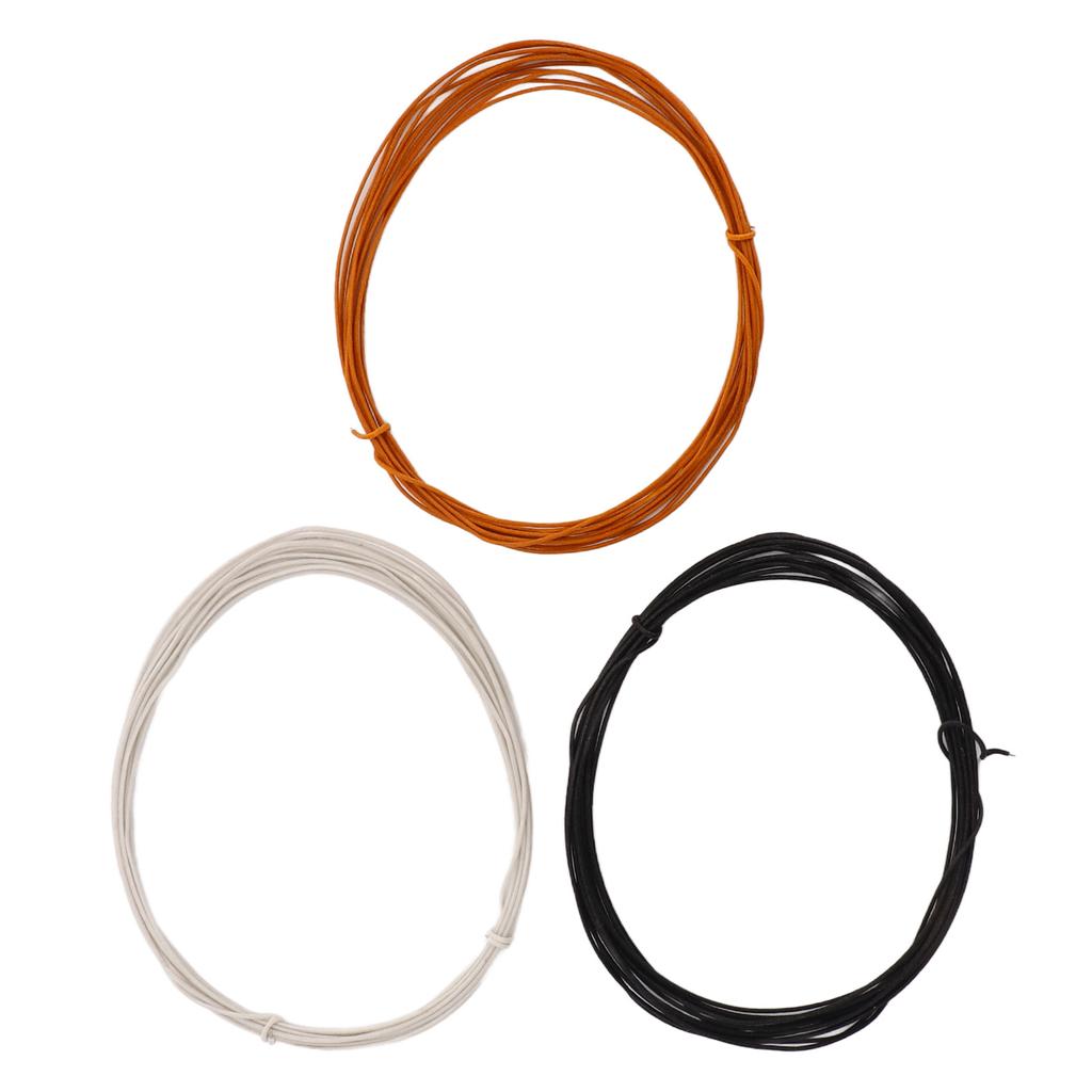 3 Pcs Guitar Pickup Wire Three Colors Easy To Use Guitar Pickup Line Replacement Guitar Accessories