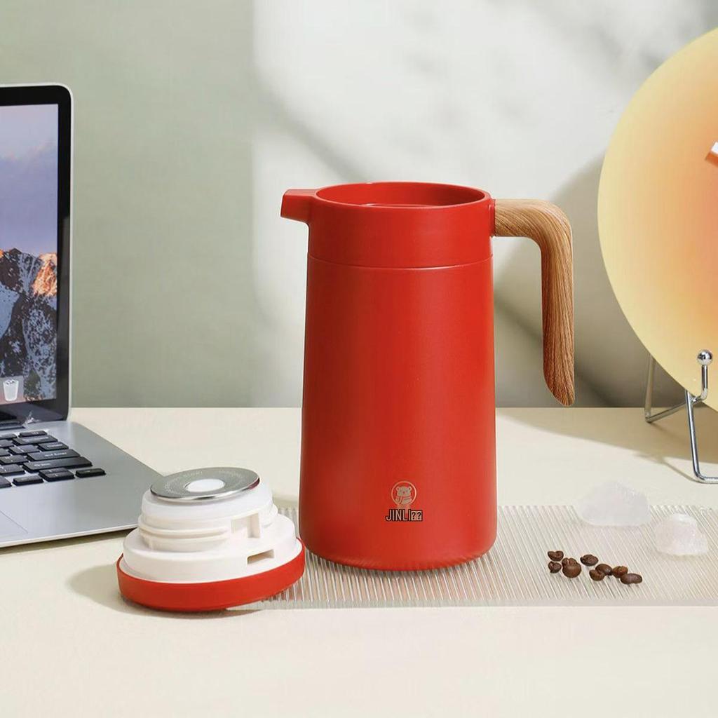 Jinli 304 Stainless Steel Thermal Flask for Home, Office, or Dorm Coffee & Hot Water.