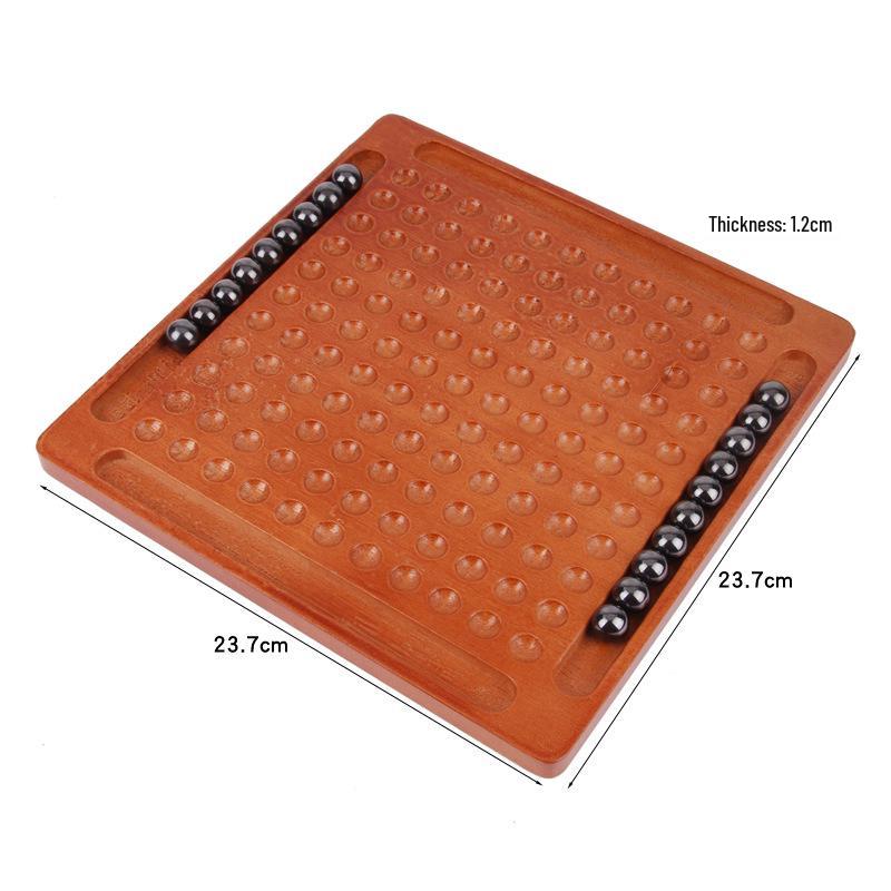 Solid Wood Magnetic Chess Puzzle Toy for Kids' Thinking Development