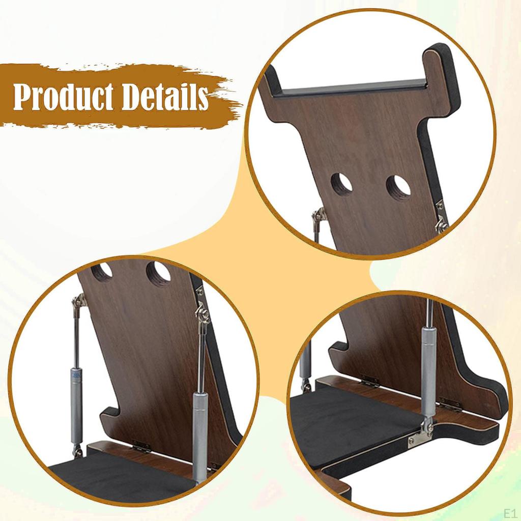 Stojan pro Guqin 7strunná čínská citera Podpora Dřevěný Stabilní Skládací Pevný Podlahový Displej Ne