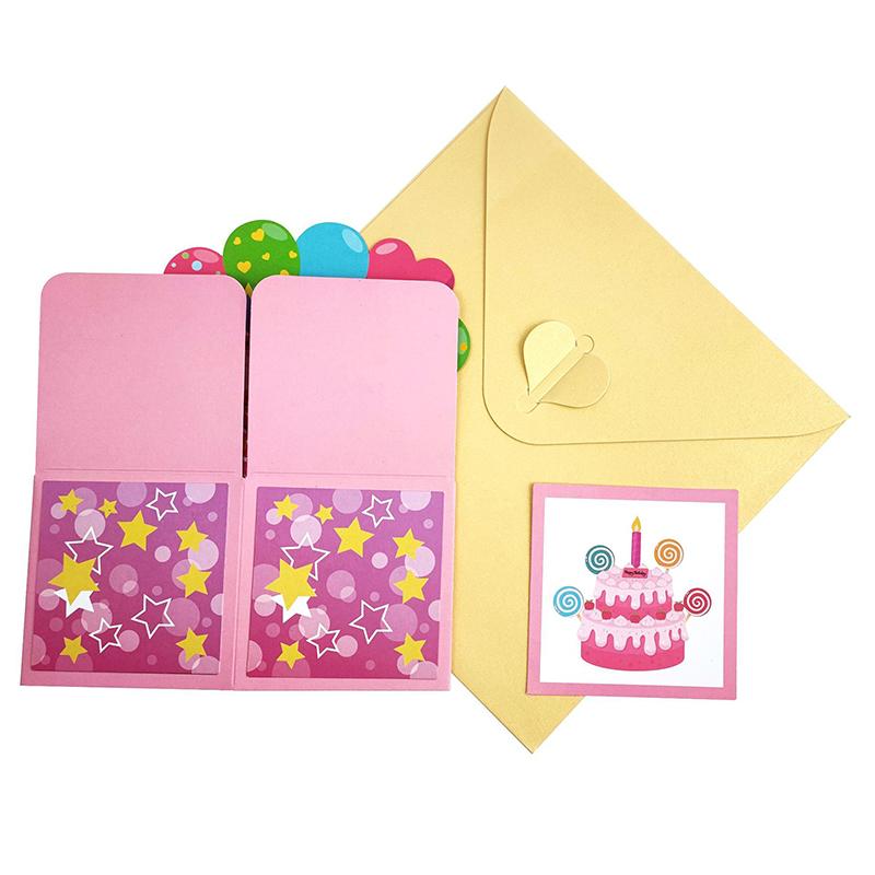 Happy Birthday Card,3D Pop Up Birthday Greeting Card For Baby Gril,Daughter,Granddaughther,Niece With 1 Envelop,1 Message Card