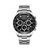Men's Three-Eye Multi-Function Quartz Watch Waterproof Decorative Steel Band Casual Business