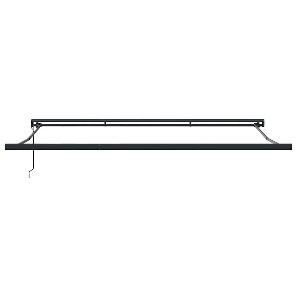 Retractable Awning Multicolor 400 X 300 Cm Fabric and Metal