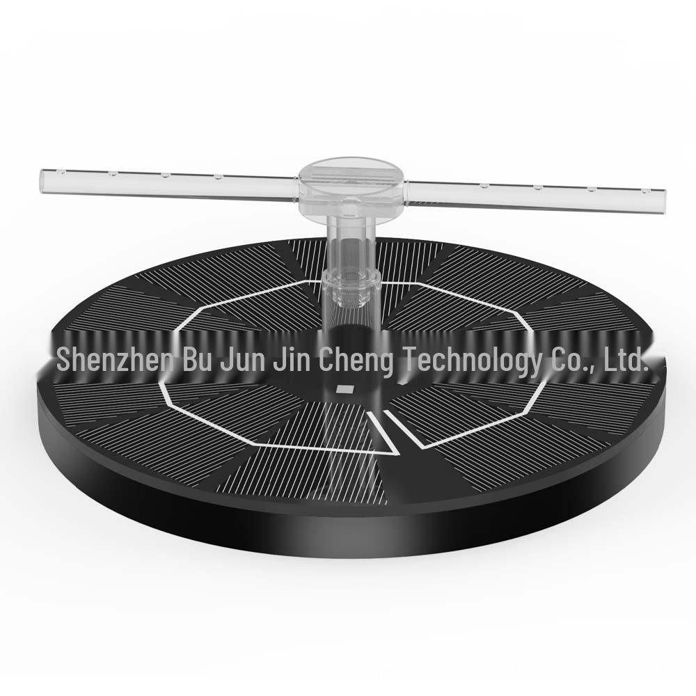 Solar-Powered Floating Bird Bath Fountain with Light for Outdoor Garden Pools