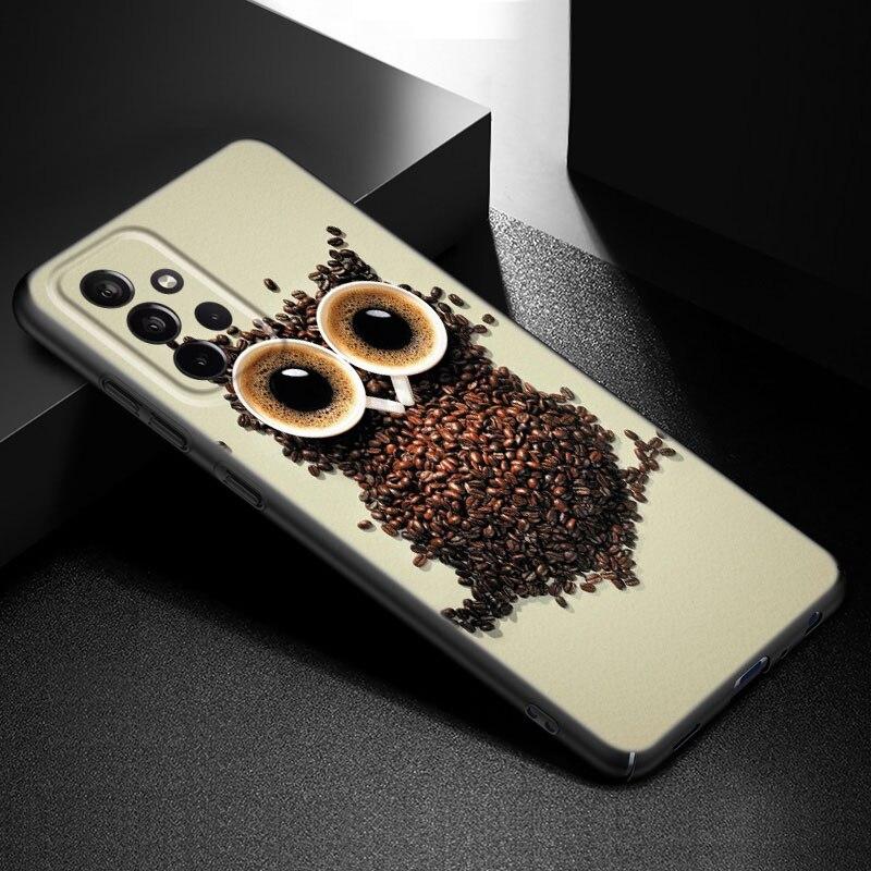 Coffee Wine Cup Phone Case For Samsung Galaxy A21 A30 A50 A52 S A13 A22 A32 A33 A53 A73 5G A11 A12 A31 A51 A70 A71 A72 Cover