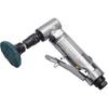 angle air die grinder 1/4" with 4 pcs 2" roll lock sanding discs, polished color angle pneumatic die grinder