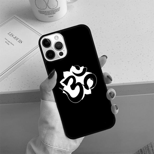 OM Yoga GOA Zen Symbol Phone Case For iPhone 17 Air 14 15 16 16e 13 12 Max Cover For Apple 11 Pro Max Plus Coque