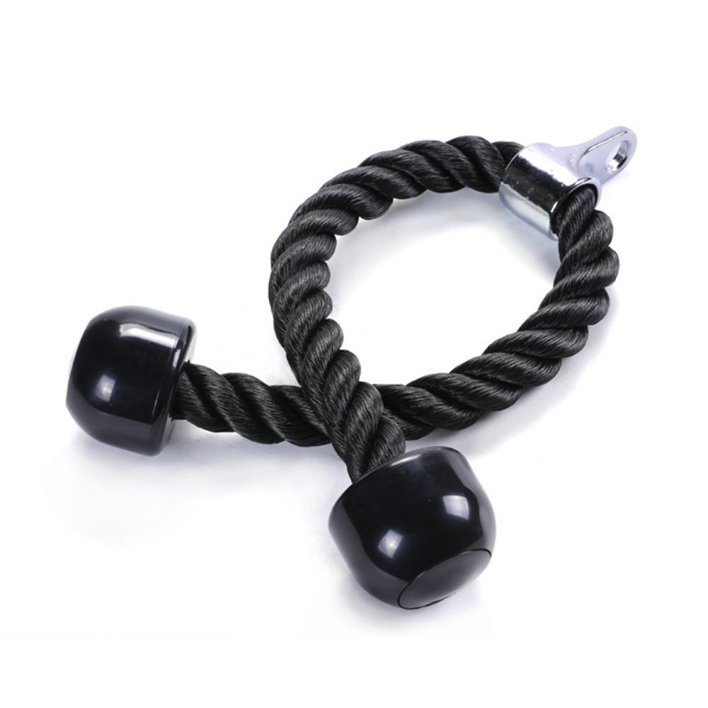 Multi-color Tricep Rope Pull Down Cable Coated Nylon Tricep Rope Cable  Gym Accessories 70cm