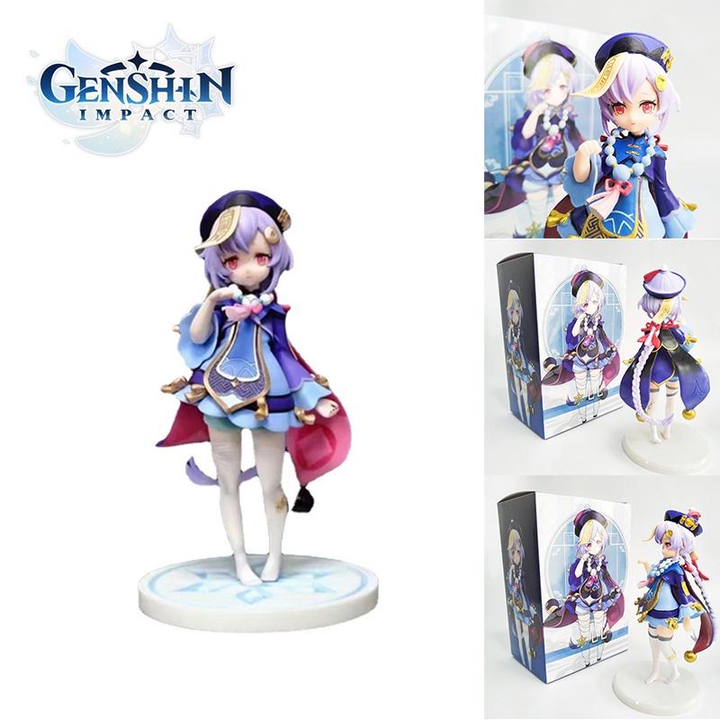 Impact Qiqi Genshin Standing Figure Collectible Model Ornament Kids Gift Xmas