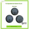 PLA Degradable Flip-Up Coffee Cup Lids, Heat-Resistant, Fits 80-90 Caliber Disposable Cups
