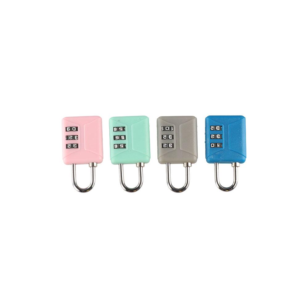 3 Dial Digit Suitcase Combination Lock Waterproof Customs Code Lock Mini Password Padlock Luggage