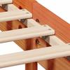 Solid Wood Bed without Mattress Wax Brown 150 x 200 cm Pine Wood
