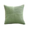 Corduroy Throw Pillowcase Soft Striped Removable Throw Pillow Cover for Easy Care Living Space