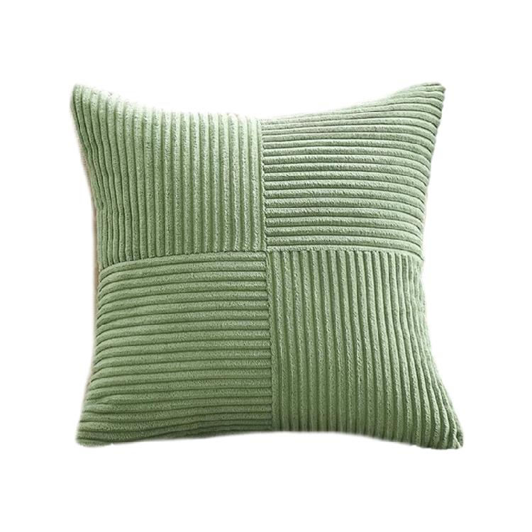 Corduroy Throw Pillowcase Soft Striped Removable Throw Pillow Cover for Easy Care Living Space