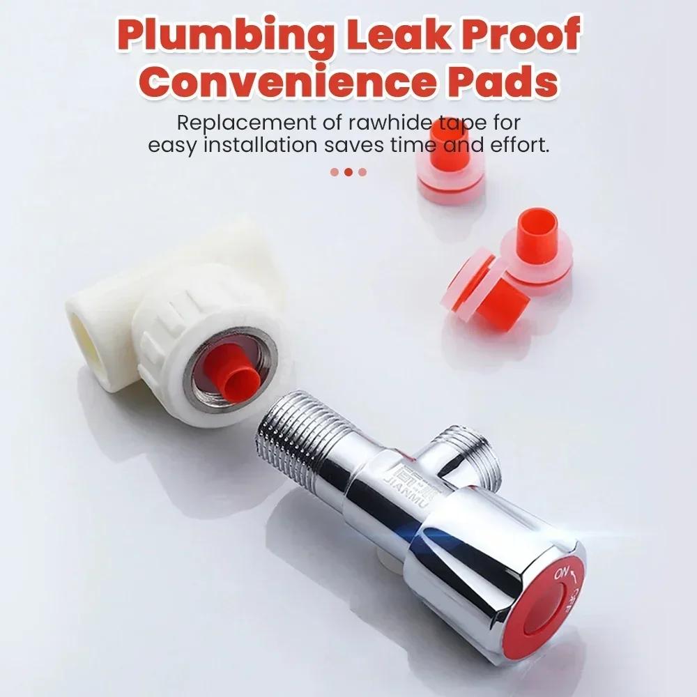Silicone Faucet PPR Pipe Plugs Leak-proof Sealing Gaskets Free Tape Triangle Valve Prevent Dripping Sealed Ring Washers