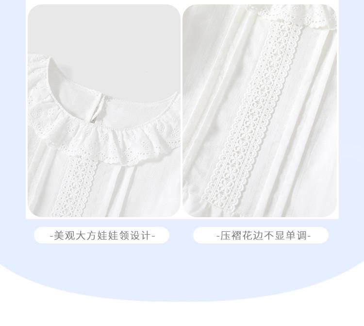 Girls' Summer Set with Bubble Sleeves and Loose Shorts