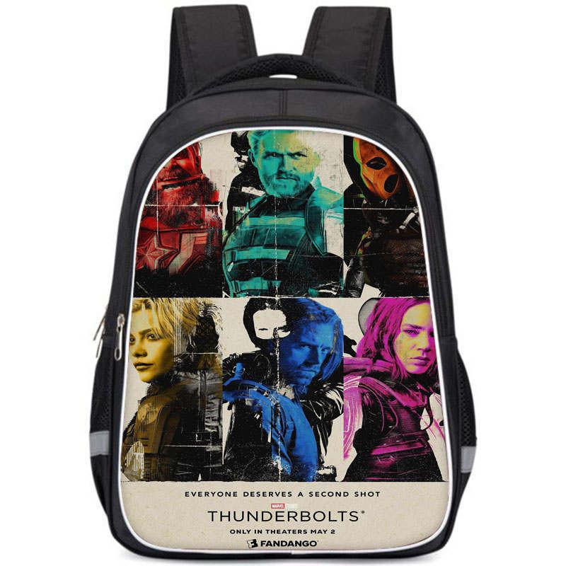 Student Thunderbolts Backpack Ergonomic Zippers And Shockproof Base For Teens