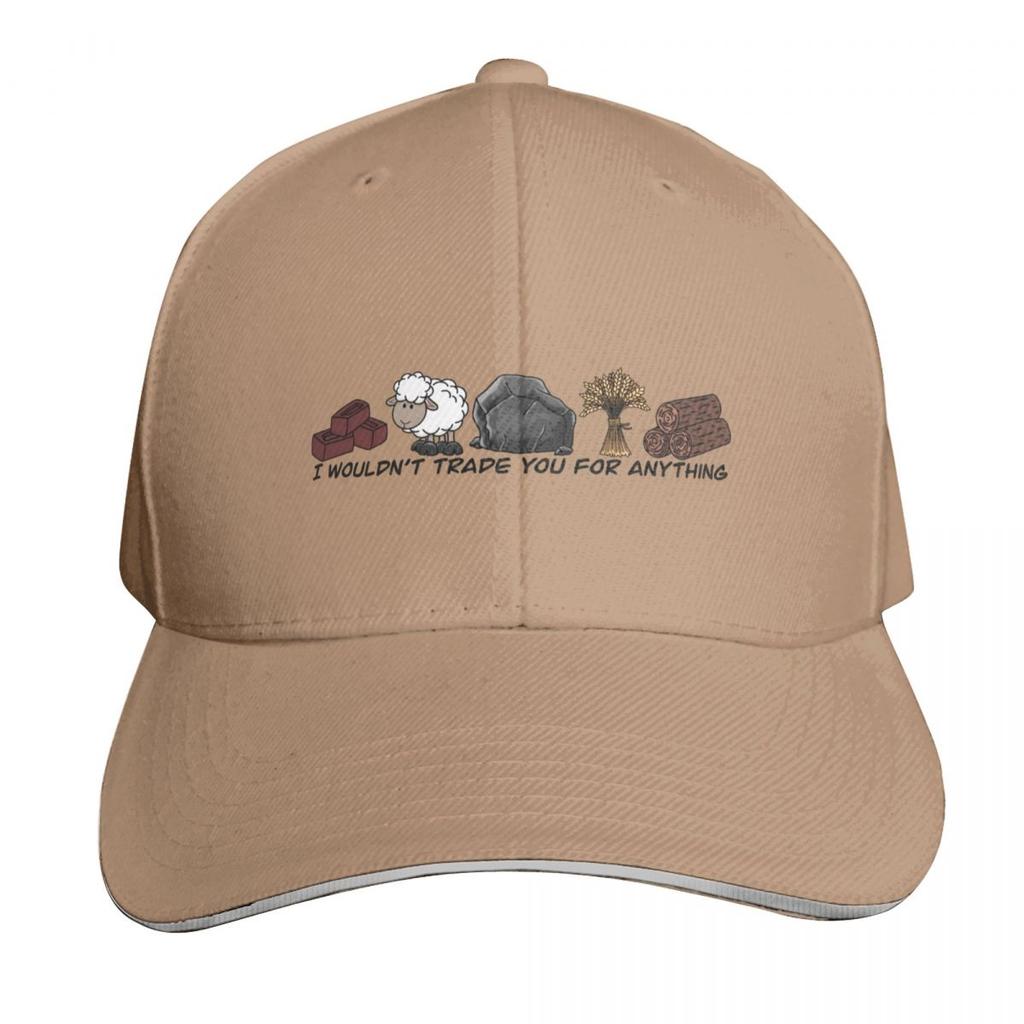 I Wouldnt Trade You for Anything Catan Baseball Cap black New In Hat Golf Hat Unisex Trucker Cap Hats Women Unisexs