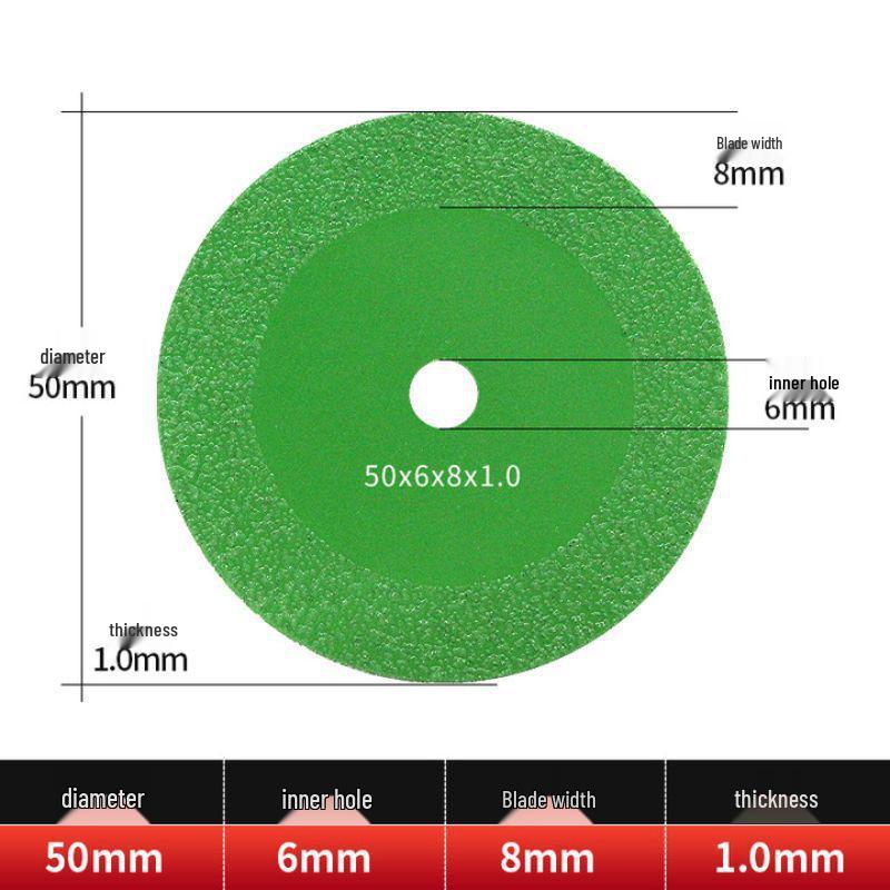 Diamond Cutting & Grinding Disc Set for Electric Drills: Small Saw Blade for Tile, Grout, Stone, and Carving.